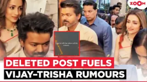 Thalapathy Vijay–Trisha Krishnan ROMANCE speculation heats up; Bodyguard deletes cryptic post