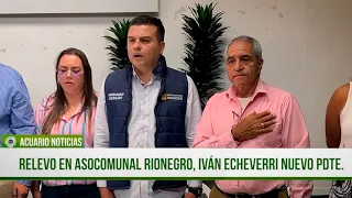 Leadership Change at Asocomunal Rionegro, Iván Echeverri Named New President