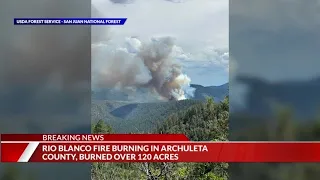Evacuation ordered near Pagosa Springs for rapidly growing wildfire