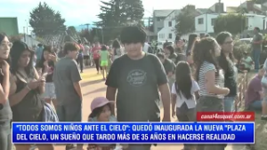 CAROLINA LEMIR - SUBSEC. ESPACIOS VERDES: INAUGURACION DE LA PLAZA DEL CIELO