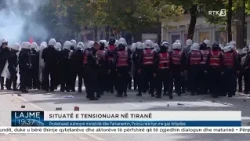 Protestuesit sulmojnë ministritë dhe Parlamentin, Policia ndërhyn me gaz lotsjellës