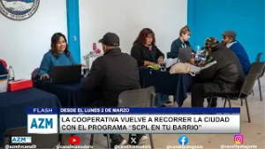 La cooperativa vuelve a recorrer la ciudad con el programa “SCPL en tu barrio”