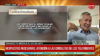 The use of eye spray and the evolution of science for surgeries - Dr. Pablo Lódolo 08/26/20