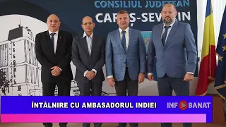 Întâlnire cu Ambasadorul Indiei