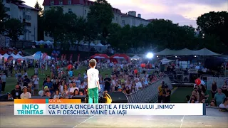 Cea de-a cincea ediție a festivalului „INIMO” va fi deschisă mâine la Iași