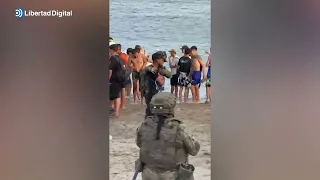 Dos militares españoles heridos por inmigrantes en Ceuta son evacuados a Madrid