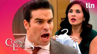 Patricio explodes and takes it out on Olga | Corona de lágrimas Episode 43 (Part 2) | tlnovelas