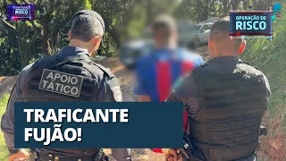 “Perdi, senhor”: Traficante especialista em fuga acaba preso