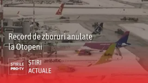 Record de zboruri anulate pe Otopeni