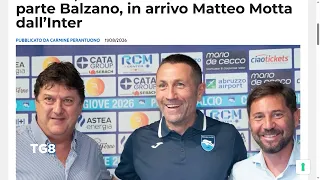 Pescara Transfer Market - Motta deal near completion