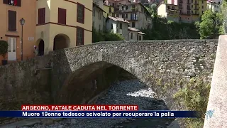 Argegno, fatal fall into the creek