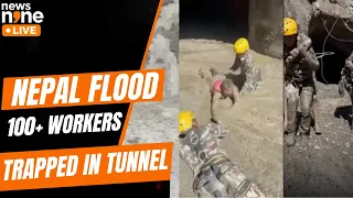 Nepal Floods: 100+ Workers Trapped In Hydropower Tunnel | Rescue Mission Intensifies