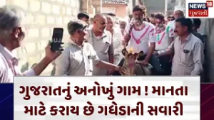 Junagadh News  | ગુજરાતનું અનોખું ગામ ! માનતા માટે કરાય છે ગધેડાની સવારી | Gujarati News|N18V