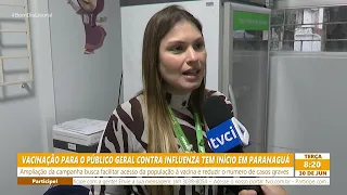 GENERAL PUBLIC INFLUENZA VACCINATION BEGINS IN PARANAGUÁ