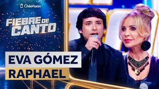 EVA GÓMEZ - RAPHAEL 🎤 NOCHE CON ESTRELLAS 🎶 Fiebre de Canto