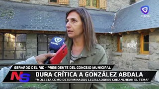 Del Río to González Abdala: "It’s annoying how certain legislators are vultures about this issue"