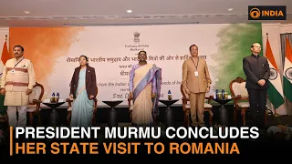 President Murmu concludes her state visit to Romania | DD India