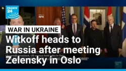 Zelensky meets Witkoff as US-Ukraine relations sink to new lows • FRANCE 24 English