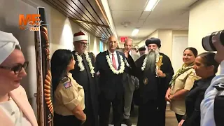 Honor Ceremony for Egyptian Ambassador Maged Abdel Fattah at St. Mary and St. Antonios Coptic Ort...