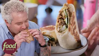 Guy Fieri Blown Away By Nigerian Jollof Rice Burrito | Diners, Drive-Ins, And Dives