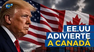 TRUMP warns CANADA that a trade war would be “devastating”
