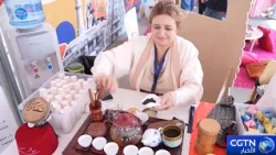 Chinese Culture Shines at the International Cultural Open Day at Amman College in Jordan