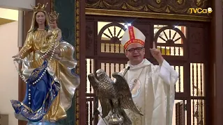Day 01 Homily by Monsignor Oswaldo Escobar, Bishop of Chalatenango, Novena in honor of the Divine...