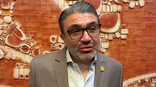 Governor criticizes the presence of political actors at the march for water