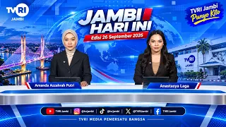 JAMBI TODAY | September 26, 2026 Edition#jhi#News#WorldCupU17OnTVRI#TVRIJambi#NationUnitingMedia