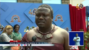 2026 Parliment Opening || Hon. Minister of Public Works and Transport Chief Ndlaluhlaza Ndwandwe.