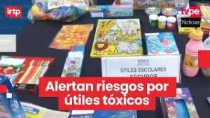 Digesa advierte sobre útiles escolares informales que podrían causar alergias y problemas de salud