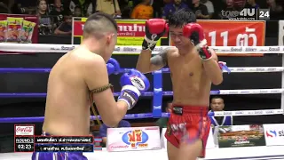 Fierce Muay Thai Highlights: Jitmuangnon Fight | Detsakda P.Ao-Thale-Bang-Saray VS Samlan S.Niyomsap