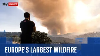Thousands forced from homes as Madrid battles biggest fire in city's history