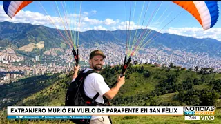 Identity of the foreigner who died while paragliding in San Félix is revealed