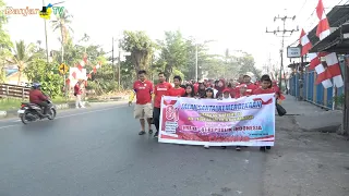 SEMARAK HUT KE 81 RI WARGA GANG KARYA GELAR JALAN SANTAI