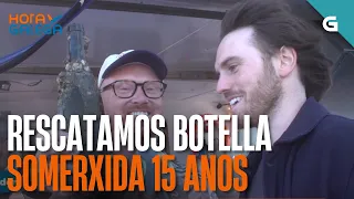 Rescatamos unha BOTELLA somerxida durante 15 anos nunha batea | HORA GALEGA
