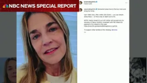 Special report: Savannah Guthrie releases new video offering $1 million reward