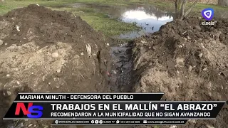 The Ombudsman's Office recommended halting construction at the El Abrazo wetland