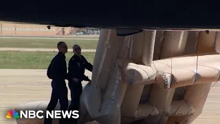 Air Force One emergency slide mistakenly deployed