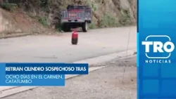 Habitante retira con sus manos cilindro bomba tras 8 días de abandono estatal