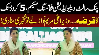 Pink Salt Financing Scheme | Loans Up to Rs 50 Million | Maryam Nawaz Announces | Public News