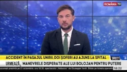 Accident rutier în Pasajul Unirii din București. Doi șoferi au ajuns la spital.