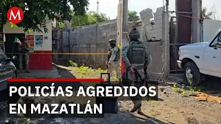 Police attacked near Mazatlán airport access road; operations continue