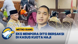 Eks Menpora Dito Bersaksi di Sidang Korupsi Kuota Haji [Metro Siang]