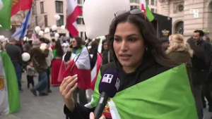 Plus d’un millier de manifestants dans le centre de Bruxelles en soutien au peuple iranien