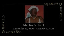 Death Announcement - Merlin A. Karl