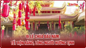 Đi lễ chùa đầu năm: Tết rộn ràng, lòng người hướng tịnh  | CT-TDT