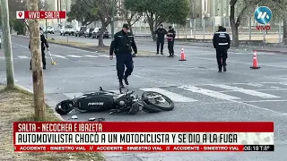 Impactante choque cerca del Delmi: el automovilista se dio a la fuga