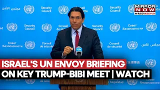 Trump-Netanyahu Meeting: Israeli UN Envoy Warns Iran Ahead Of High-Stakes Summit | WATCH