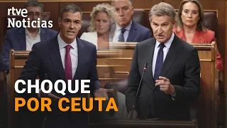Ceuta migrant crisis | Sánchez and Feijóo clash over crisis management | RTVE News
